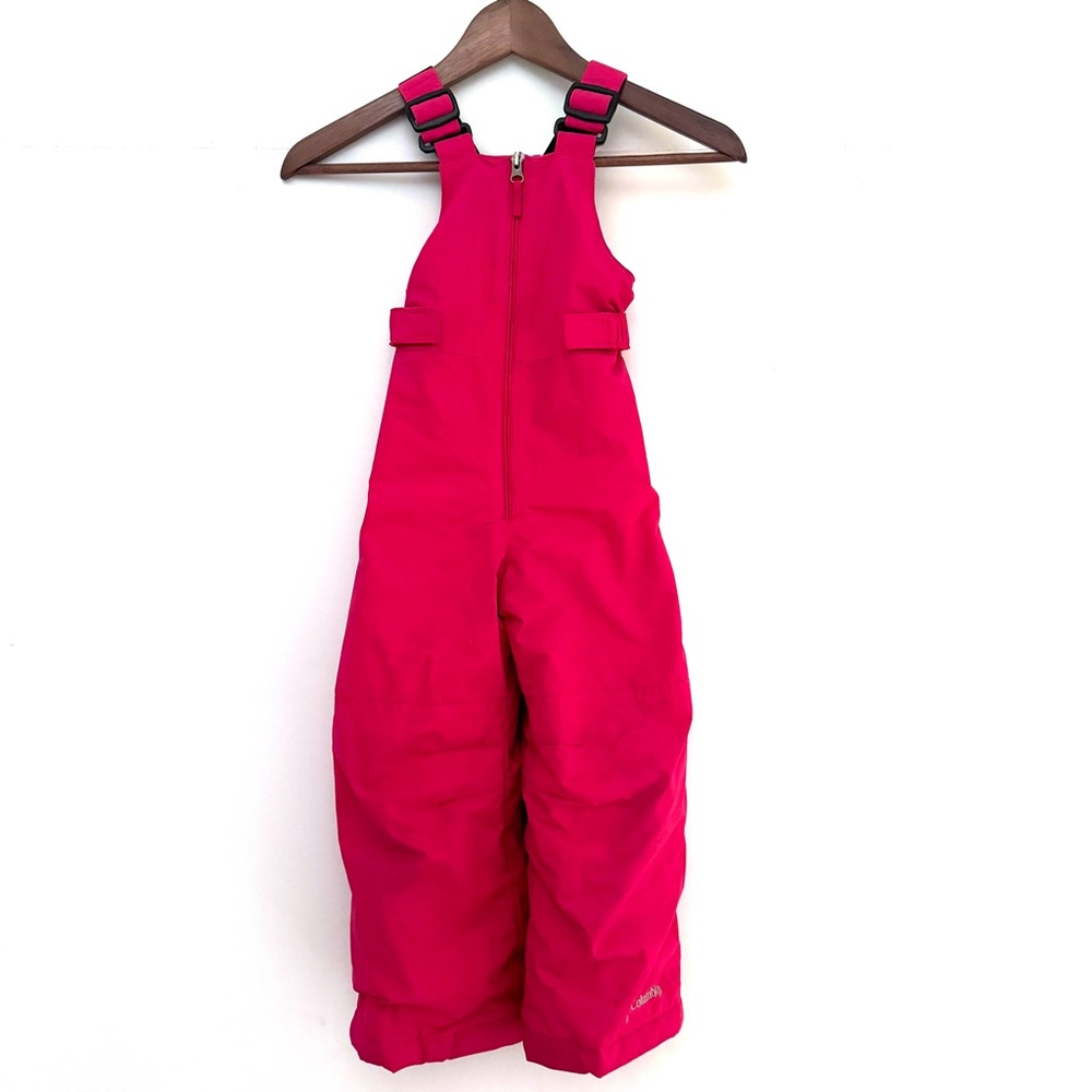 Columbia snow and ski bib xxs (4-5) outgrown intact